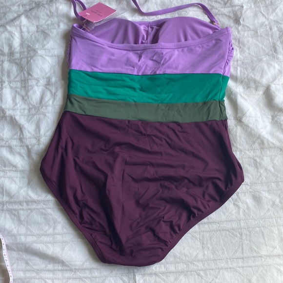 Kate Spade colourblock Swimsuit sz Medium - Picture 2 of 3